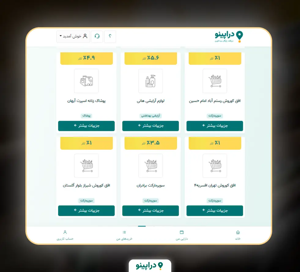 فروشگاه‌های دراپینوی جادویی