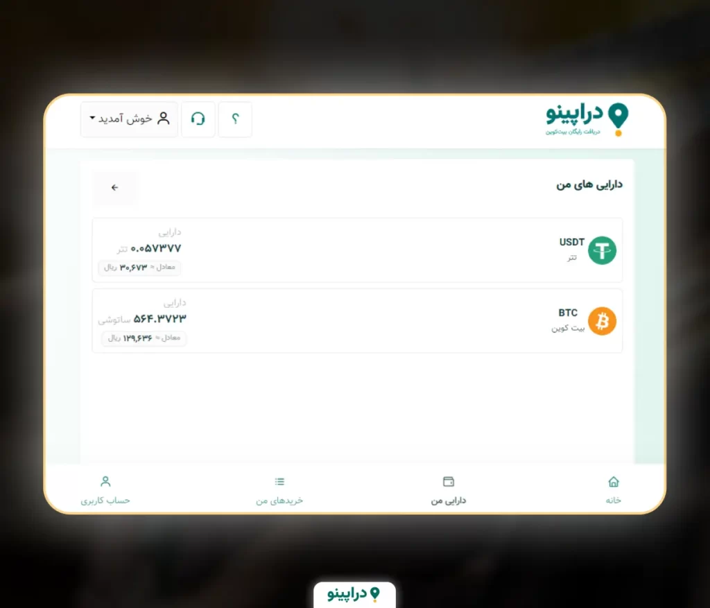 روش دریافت ATOM اتم رایگان از دراپینو